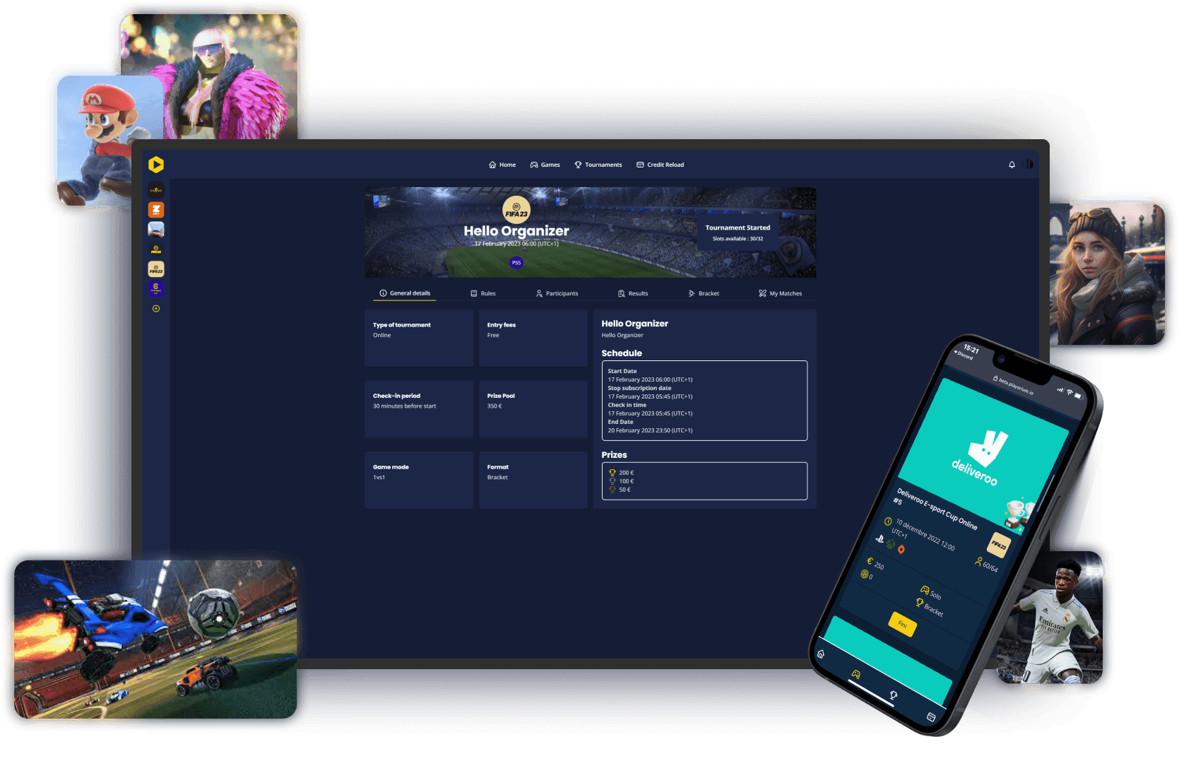 Playorium Esports Plateform